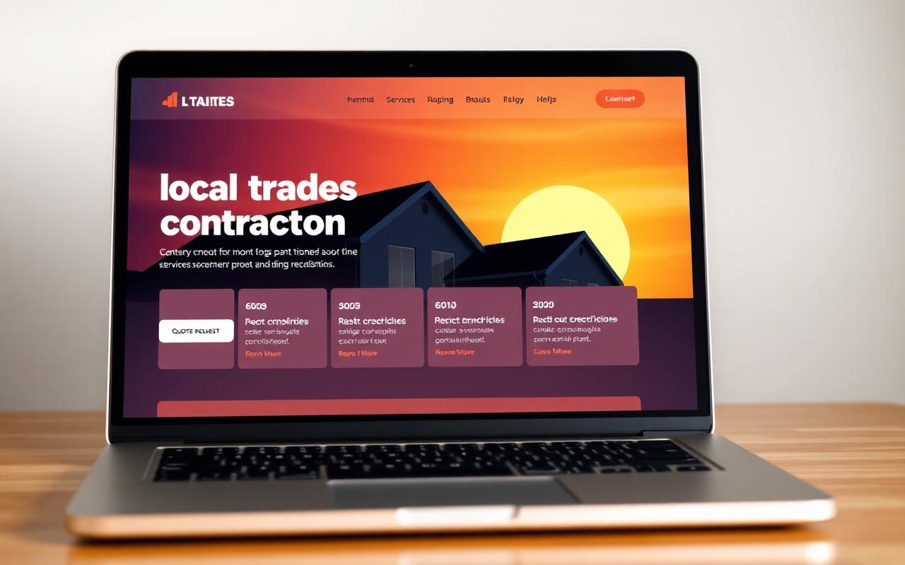 Local Trades Co. — website example by Vibrant Service Studio